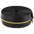 Garage Door Threshold Seal Strip, 12 FT Universal Garage Door Floor Seal Strip with Adhesive, Garage Door Bottom Weatherproof Strip, Upgraded Thick PVC DIY Weather Stripping Replacement, Black