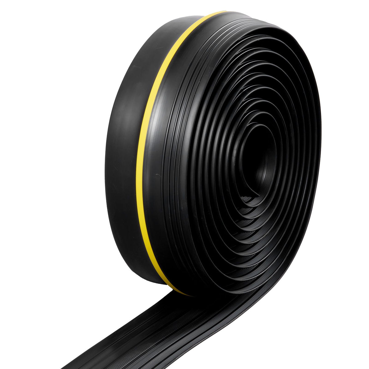 Garage Door Threshold Seal Strip, 16.5 FT Universal Garage Door Floor Seal Strip with Adhesive, Garage Door Bottom Weatherproof Strip, Upgraded Thick PVC DIY Weather Stripping Replacement, Black