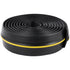 Garage Door Threshold Seal Strip, 16.5 FT Universal Garage Door Floor Seal Strip with Adhesive, Garage Door Bottom Weatherproof Strip, Upgraded Thick PVC DIY Weather Stripping Replacement, Black