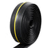 Garage Door Threshold Seal Strip, 20 FT Universal Garage Door Floor Seal Strip with Adhesive, Garage Door Bottom Weatherproof Strip, Upgraded Thick PVC DIY Weather Stripping Replacement, Black