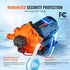 Water Diaphragm Pump, 20.8 LPM Flow, 4.8 bar Rated Pressure (2.8-6.9 bar Adjustable), 12.7 mm MNPT Self Priming Sprayer Pump with Pressure Switch for RV Camper Marine Boat Lawn, FCC Certified