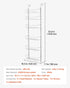 Over the Door Pantry Organizer, 6-Tier Pantry Organization and Storage, Heavy-Duty Steel Hanging Spice Rack, Adjustable Wall Seasoning Shelves, for Home Kitchen Laundry Room Bathroom, White