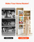 8-Tier Over the Door Pantry Organizer Hanging Storage Rack Adjustable