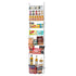 9 Tier Over Door Pantry Organizer Adjustable Spice Rack Storage White
