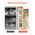 9 Tier Over Door Pantry Organizer Adjustable Spice Rack Storage White