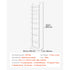 9 Tier Over Door Pantry Organizer Adjustable Spice Rack Storage White