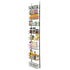 Over the Door Pantry Organizer, 9-Tier Pantry Organization and Storage, Heavy-Duty Steel Hanging Spice Rack, Adjustable Wall Seasoning Shelves, for Home Kitchen Laundry Room Bathroom, Black