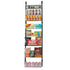 9-Tier Over Door Pantry Organizer Heavy-Duty Steel Spice Rack Black