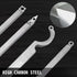 4PCS Carbide Wood Turning Tools Set Lathe Chisels with Beech Handles