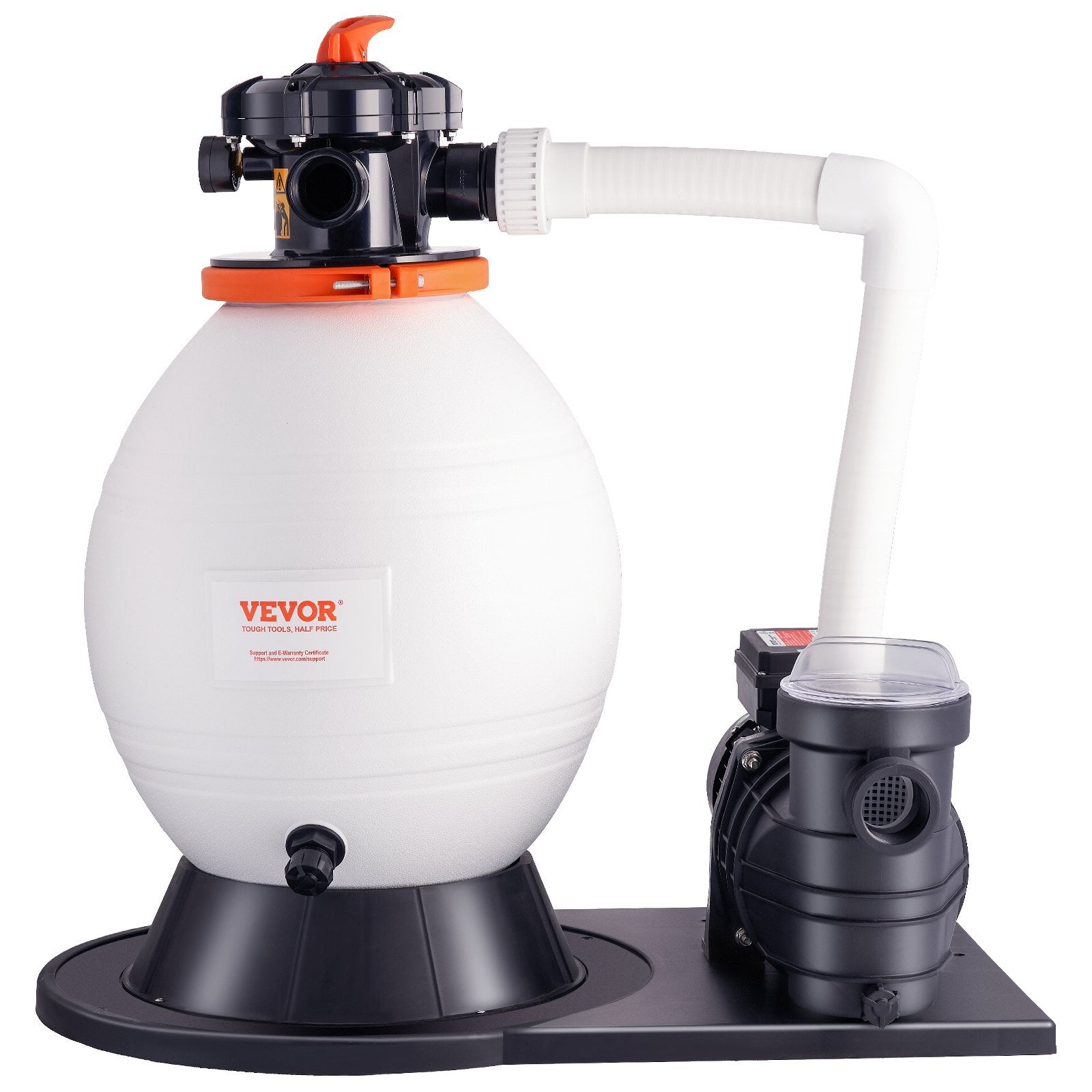 Sand Filter Above Ground with 850W Pool Pump 18,000 L/H Flow 6-Way Valve