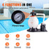 Sand Filter Above Ground with 850W Pool Pump 18,000 L/H Flow 6-Way Valve