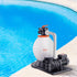 Sand Filter Above Ground with 850W Pool Pump 18,000 L/H Flow 6-Way Valve
