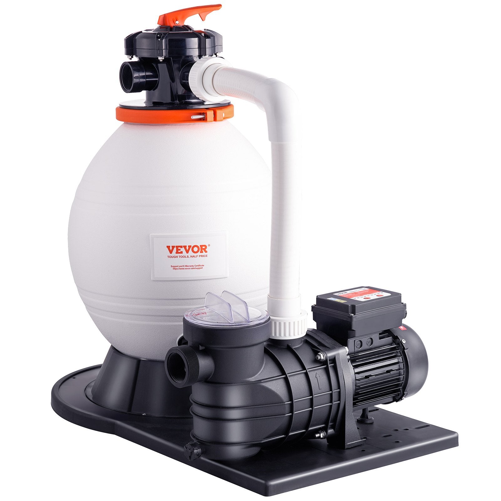 Sand Filter Above Ground with 850W Pool Pump 18,000 L/H Flow 6-Way Valve