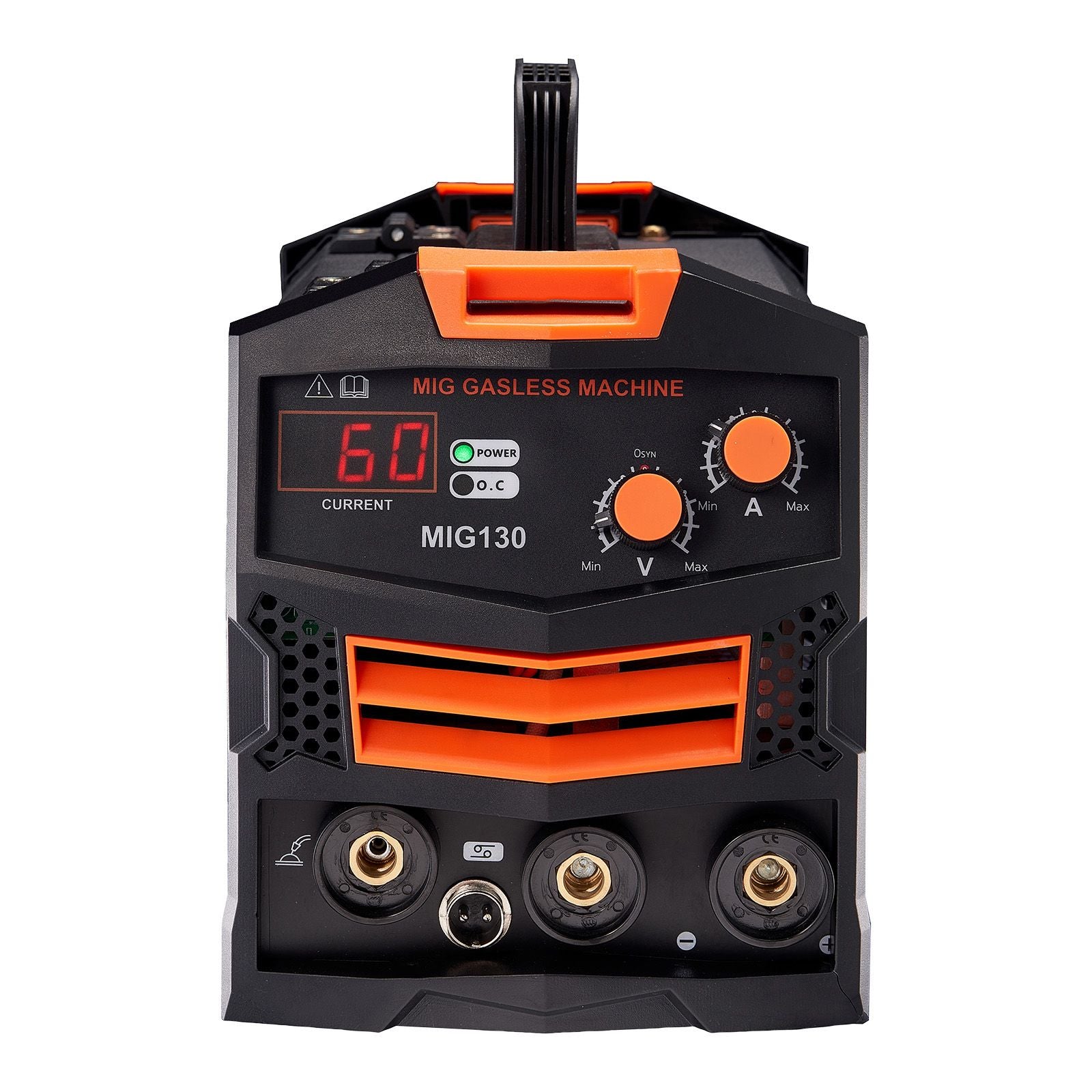 MIG Welder 130Amp Gasless Flux Core Mig Welding Machine with IGBT Inverter