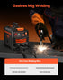 MIG Welder 130Amp Gasless Flux Core Mig Welding Machine with IGBT Inverter