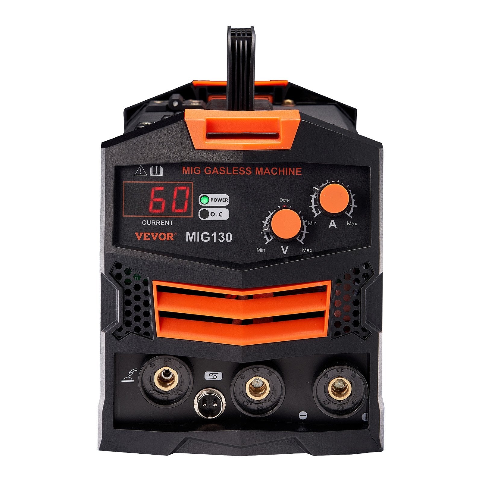 MIG Welder 130Amp Gasless Flux Core Mig Welding Machine with IGBT Inverter