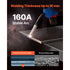 160A 4-in-1 Synergic MIG Welder Gas MIG Flux Core Stick TIG Machine