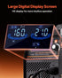 MIG Welder, 160A Synergic Mig Welding Machine, 4-in-1 Gas MIG/Flux Core MIG/Stick/Lift TIG Multi-Process Welder Machine with IGBT Inverter Technology and LCD Screen Display
