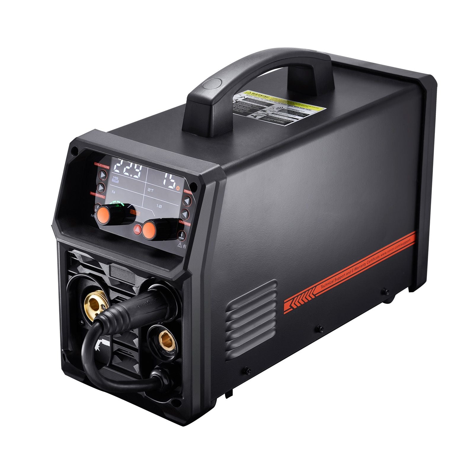 200A 4-in-1 MIG Welder Synergic Gasless MIG Stick Lift TIG LCD IGBT