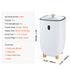 35L Large Towel Warmer Bucket with LED Screen Drying Fuction & Timer White