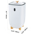 35L Large Towel Warmer Bucket with LED Screen Drying Fuction & Timer White
