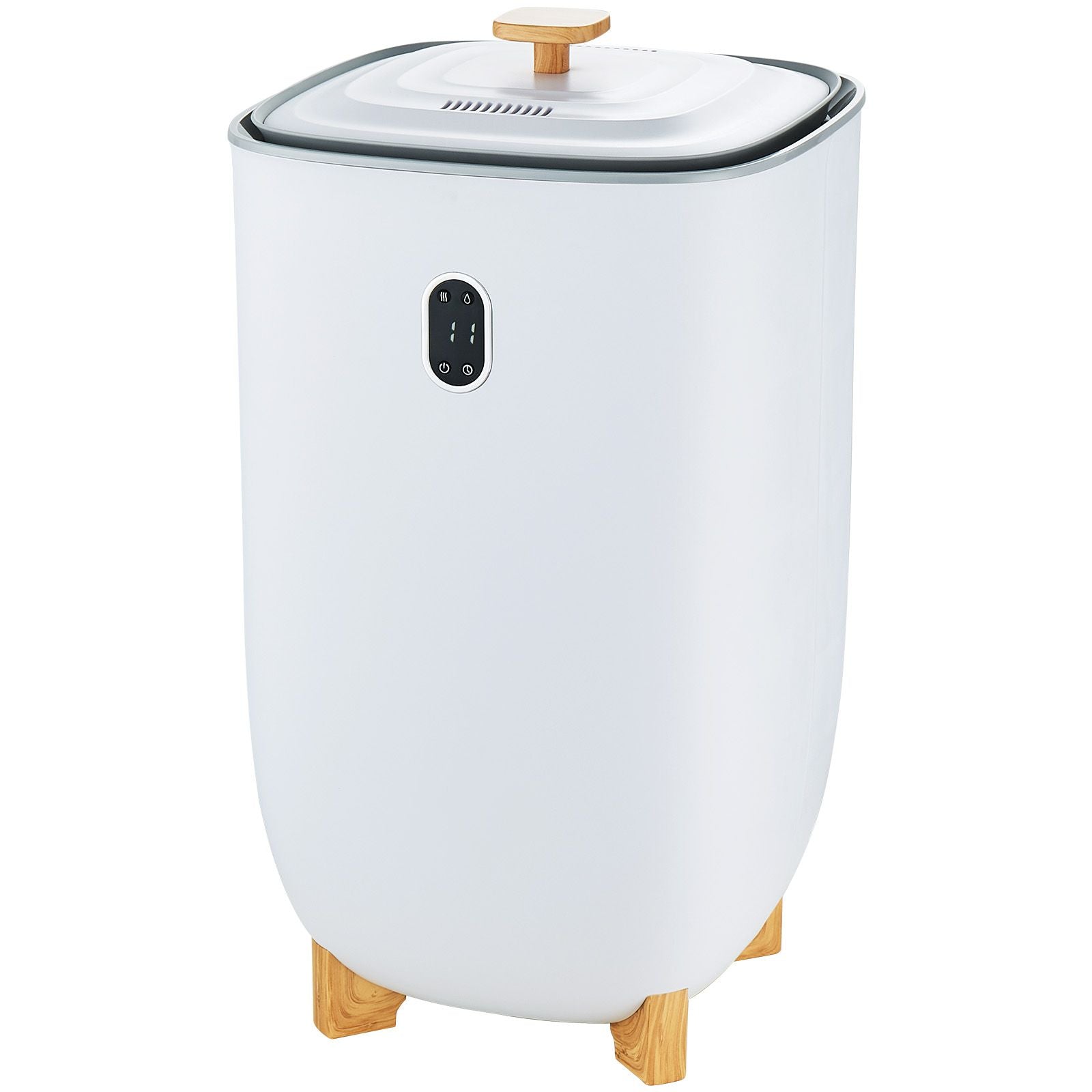35L Large Towel Warmer Bucket with LED Screen Drying Fuction & Timer White