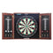 Dartboard and Cabinet Set Official Size Complete Accessory Steel Tip Dart