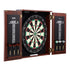 Dartboard and Cabinet Set Official Size Complete Accessory Steel Tip Dart