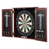 Dartboard and Cabinet Set Official Size Complete Accessory Steel Tip Dart