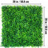 14PCS Artificial Boxwood Hedge Wall Panels 50x50cm Privacy Screen Green