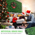 Artificial Boxwood Panel UV 12pcs Boxwood Hedge Wall Panels Artificial Grass Backdrop Wall 20X20" 4cm Green Grass Wall Fake Hedge for Decor Privacy Fence Indoor Outdoor Garden Backyard