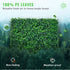 Artificial Boxwood Panel UV 12pcs Boxwood Hedge Wall Panels Artificial Grass Backdrop Wall 20X20" 4cm Green Grass Wall Fake Hedge for Decor Privacy Fence Indoor Outdoor Garden Backyard