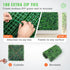 Artificial Boxwood Panel UV 12pcs Boxwood Hedge Wall Panels Artificial Grass Backdrop Wall 20X20" 4cm Green Grass Wall Fake Hedge for Decor Privacy Fence Indoor Outdoor Garden Backyard