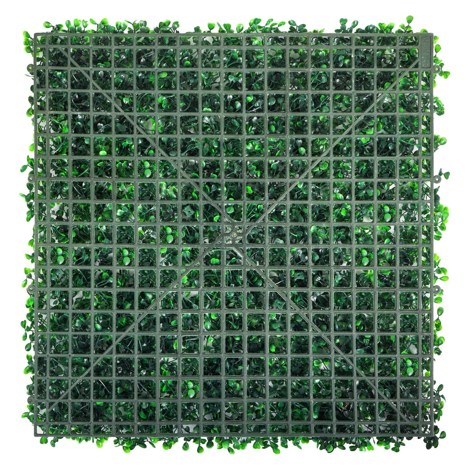Artificial Boxwood Panel UV 12pcs Boxwood Hedge Wall Panels Artificial Grass Backdrop Wall 20X20