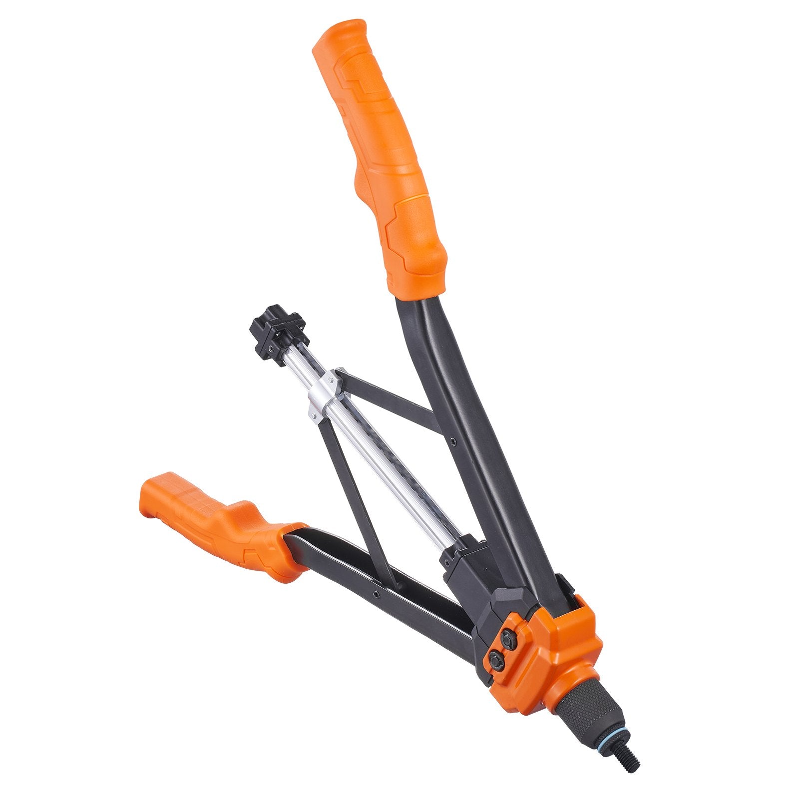 Rivet Nut Tool, 16” Rivnut Tool Kit with 13PCS Metric and SAE Mandrels, 186PCS Rivet Nuts, M3, M4, 10-24, M5, M6, 1/4-20, 8-32, 5/16-18, M8, 3/8-16, M10, M12, 1/2-13, Semi-auto Retraction