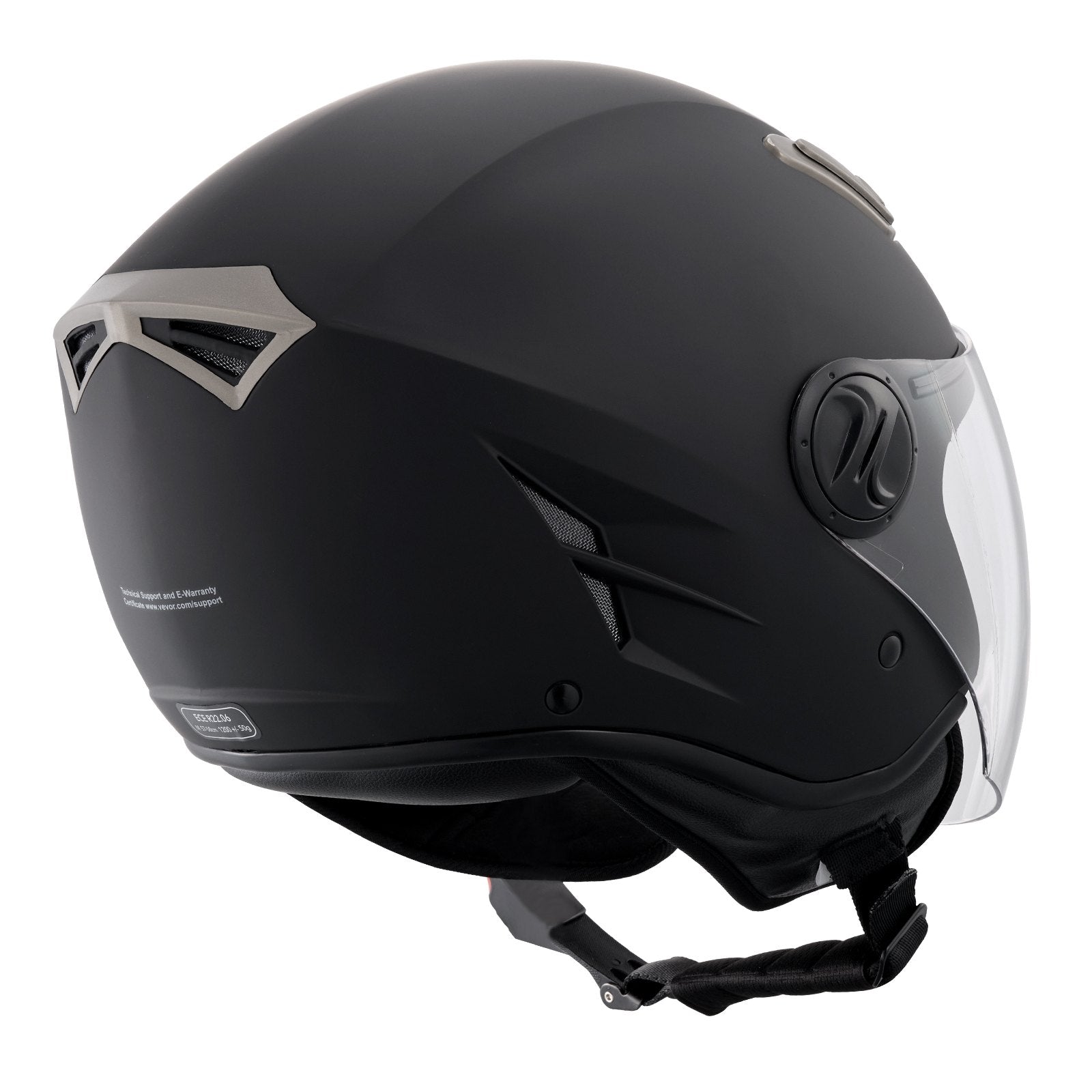 3/4-Face Motorcycle Helmet Motocross Helmet with Bluetooth Communication