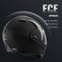 Unmasked Motorcycle Helmet Motocross Helmet with Bluetooth Communication