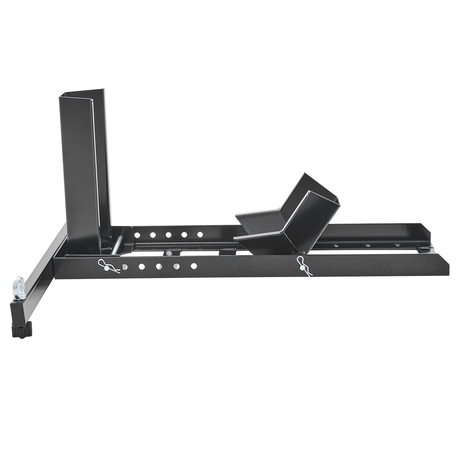 Motorcycle Wheel Chock Upright, 816.5 kg Capacity, Heavy-duty Steel Motorcycle Front Wheel Stand with 6 Adjustable Holes, For 381-558.8 mm Off-Road Motorcycles, Standard Motorcycles