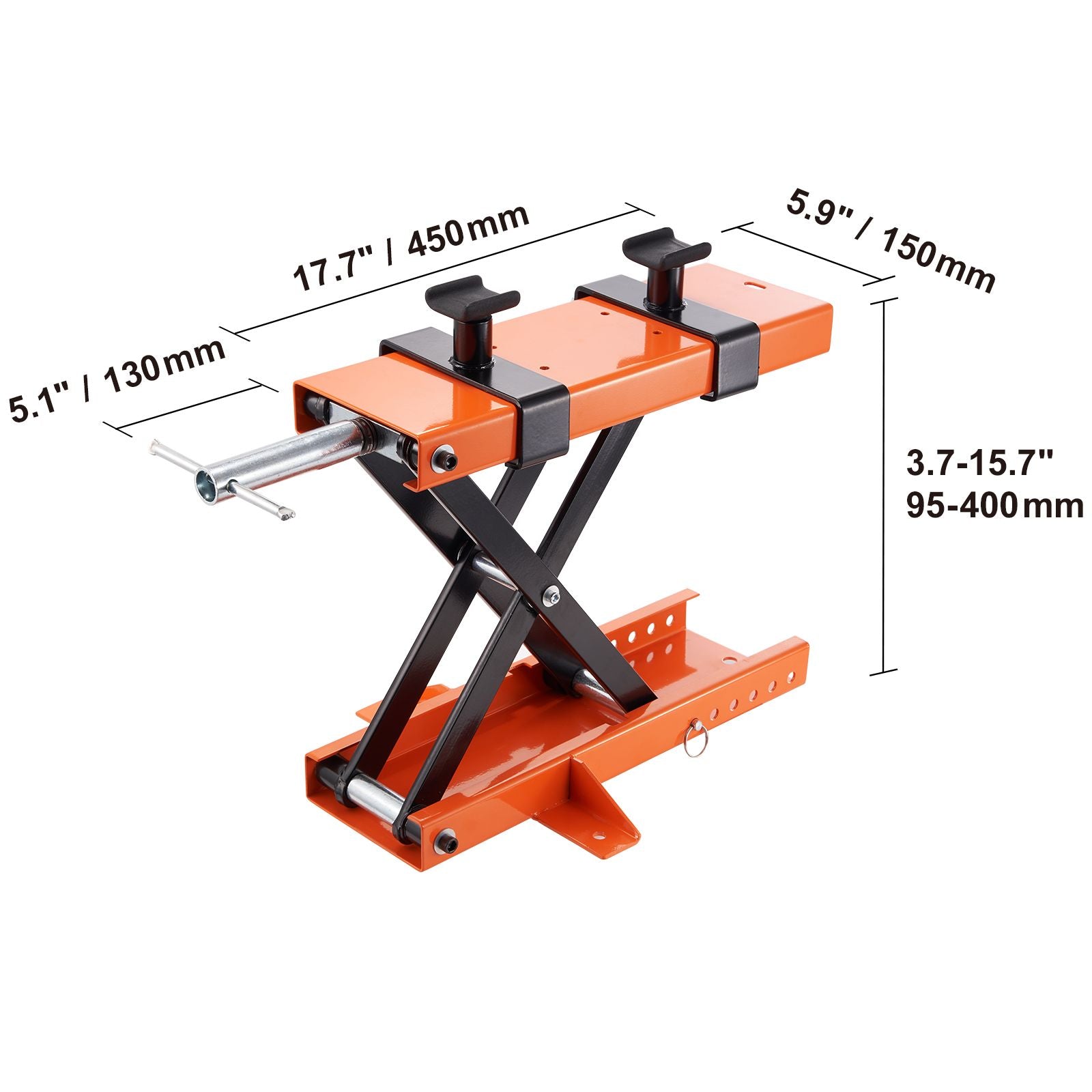 Motorcycle Lift Scissor Jack Stand 1100 Lb with Saddle ATV Lift Dirt Bike