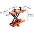 Motorcycle Lift Scissor Jack Stand 1100 Lb with Saddle ATV Lift Dirt Bike