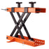 Motorcycle Lift Scissor Jack Stand 1100 Lb with Saddle ATV Lift Dirt Bike