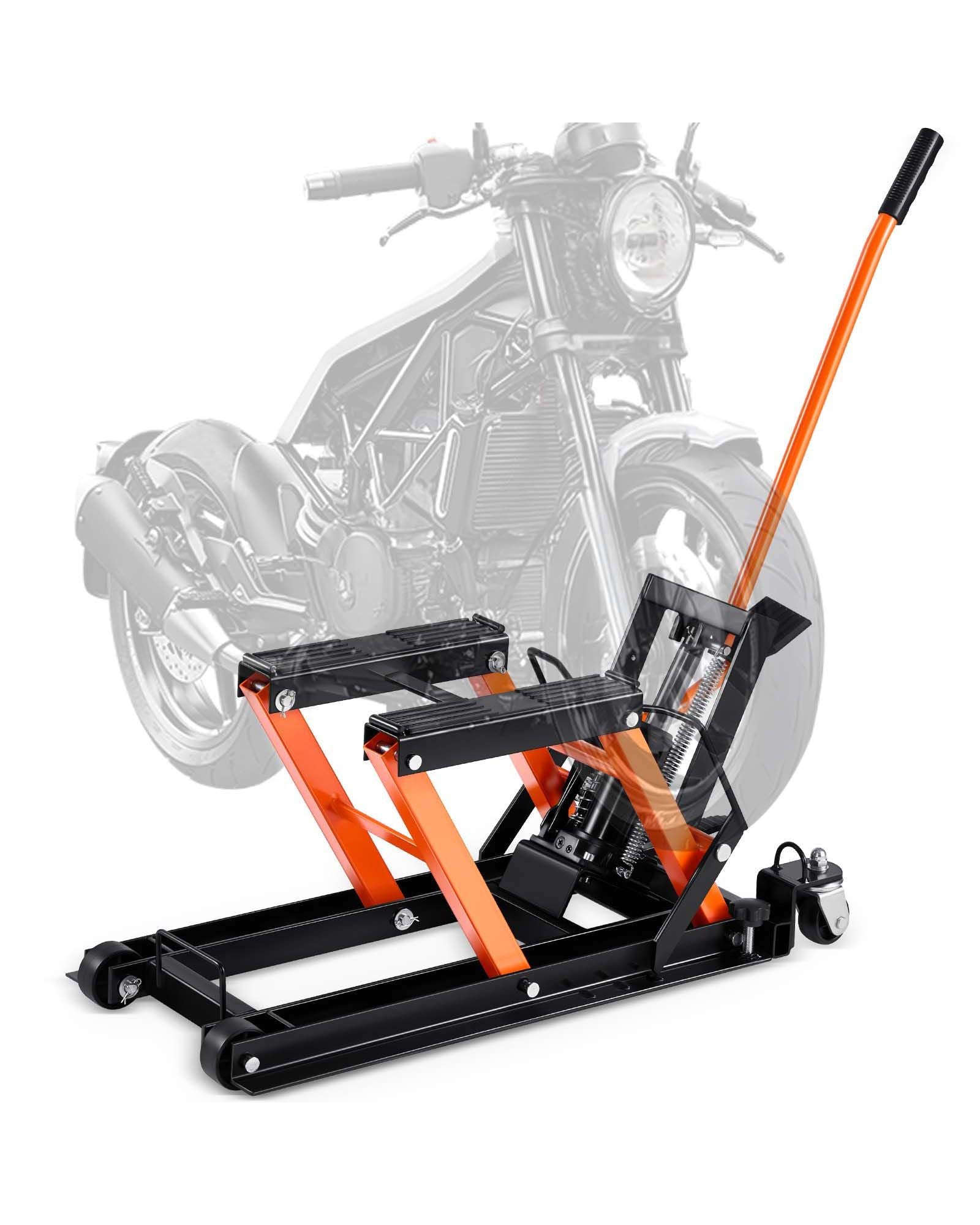 Motorcycle Hydraulic Pump Jack 1500 LBS ATV Dirt Bike Stand