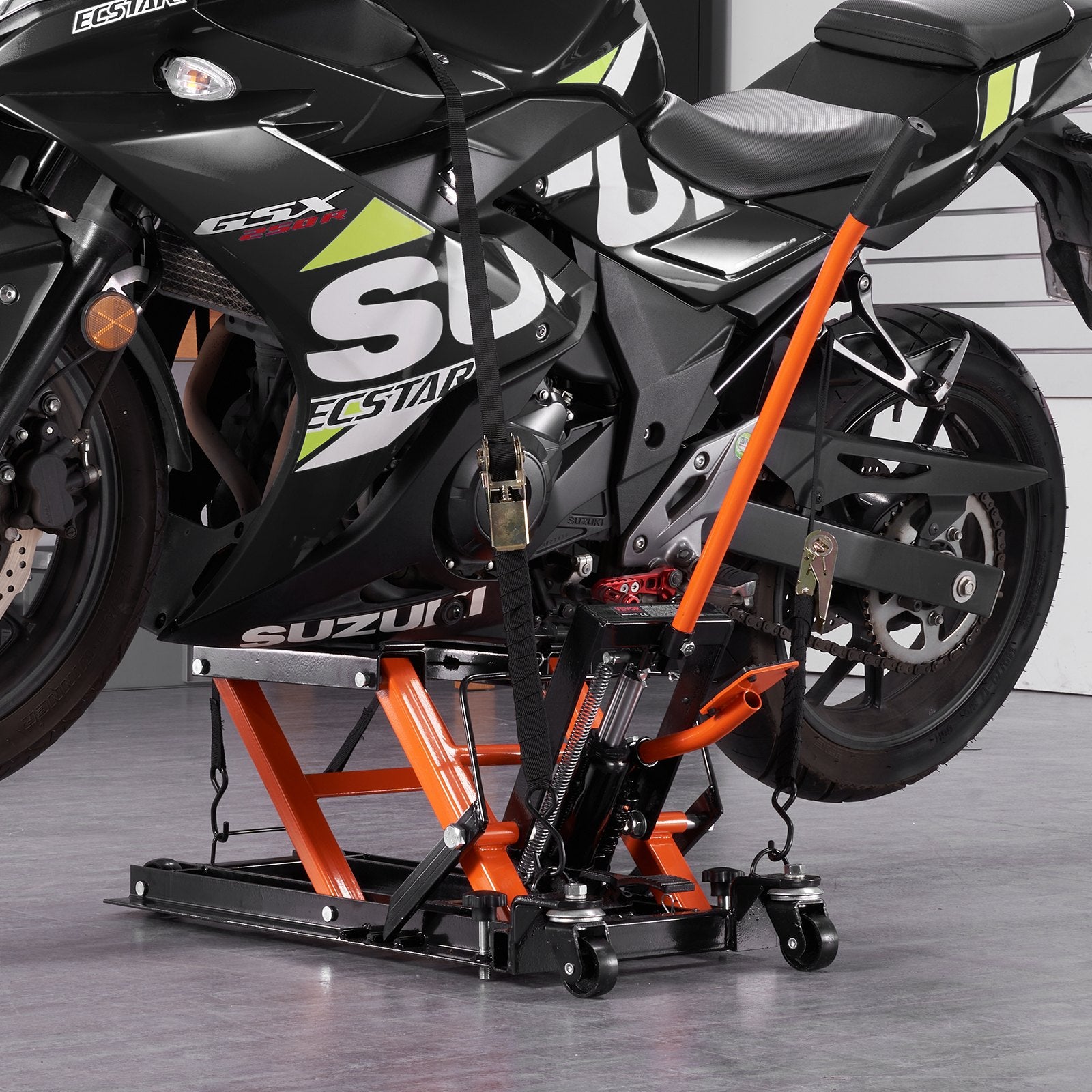 Motorcycle Hydraulic Pump Jack 1500 LBS ATV Dirt Bike Stand