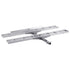 Motorcycle Carrier, 2-Bike 272.15KGS Aluminum Motorcycle Carrier Hitch Mount, Loading Ramp, Scooter Dirt Bike Trailer Hauler, Ratchet Straps and Stabilizer, for Car, Truck with 2" Hitch Receiver