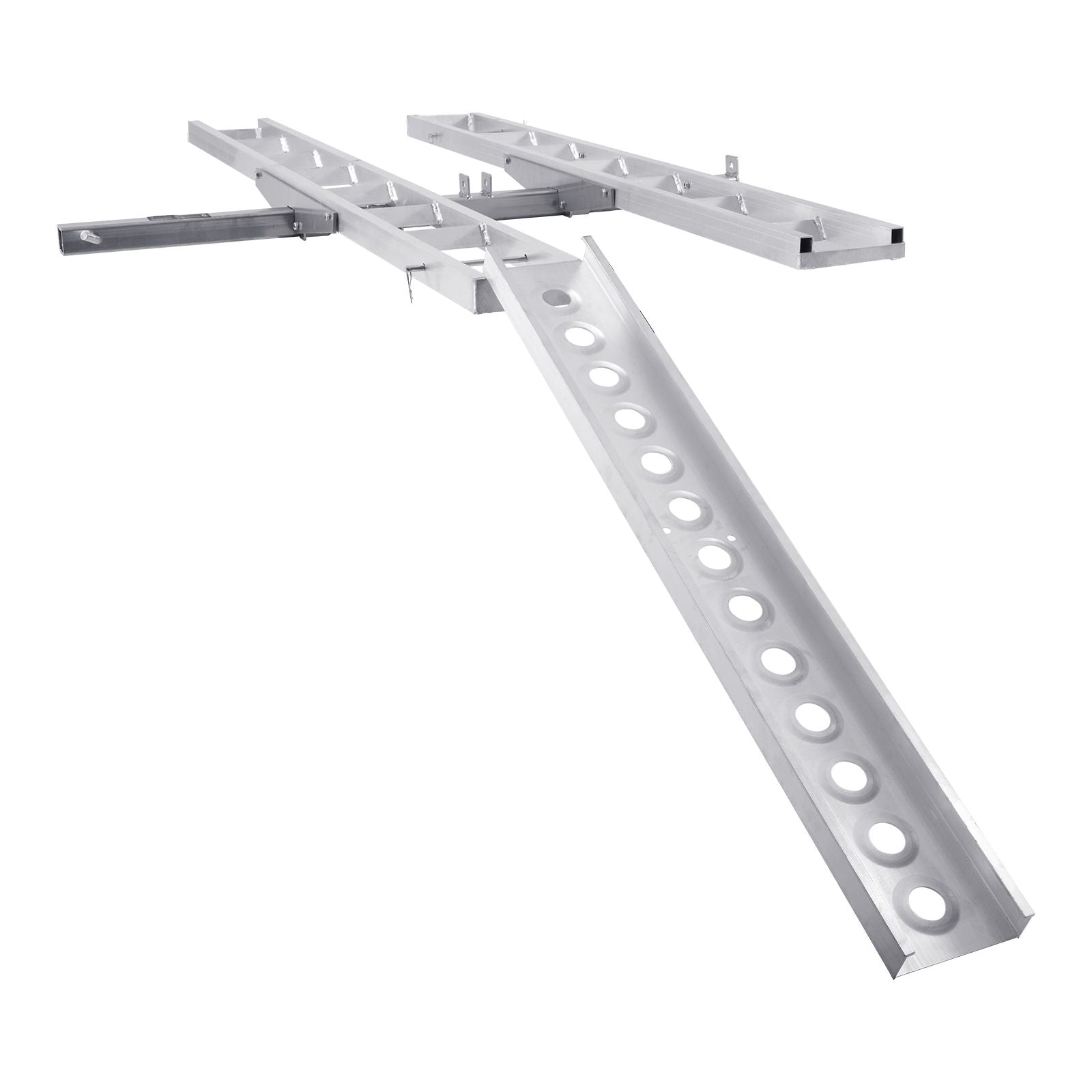 Motorcycle Carrier, 2-Bike 272.15KGS Aluminum Motorcycle Carrier Hitch Mount, Loading Ramp, Scooter Dirt Bike Trailer Hauler, Ratchet Straps and Stabilizer, for Car, Truck with 2