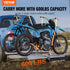 Motorcycle Carrier, 2-Bike 272.15KGS Aluminum Motorcycle Carrier Hitch Mount, Loading Ramp, Scooter Dirt Bike Trailer Hauler, Ratchet Straps and Stabilizer, for Car, Truck with 2" Hitch Receiver