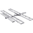 Motorcycle Carrier, 2-Bike 272.15KGS Aluminum Motorcycle Carrier Hitch Mount, Loading Ramp, Scooter Dirt Bike Trailer Hauler, Ratchet Straps and Stabilizer, for Car, Truck with 2" Hitch Receiver