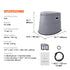 Portable Camping Toilet 5L Porta Potty with Bucket Phone & Paper Holder