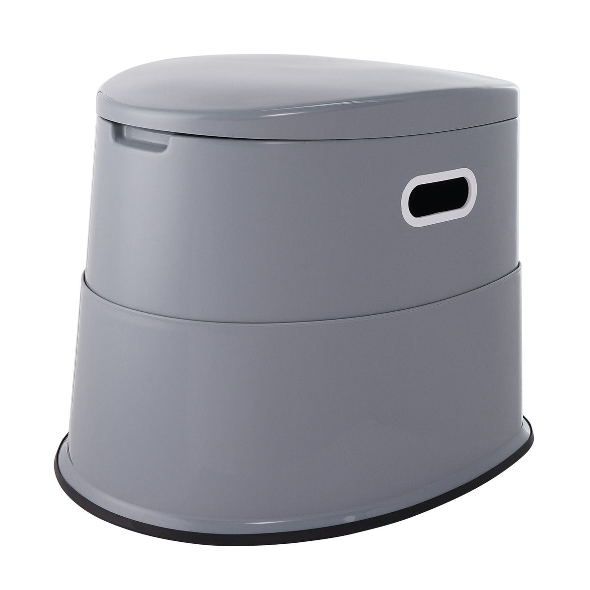 Portable Camping Toilet 5L Porta Potty with Bucket Phone & Paper Holder