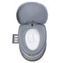 Portable Camping Toilet 5L Porta Potty with Bucket Phone & Paper Holder